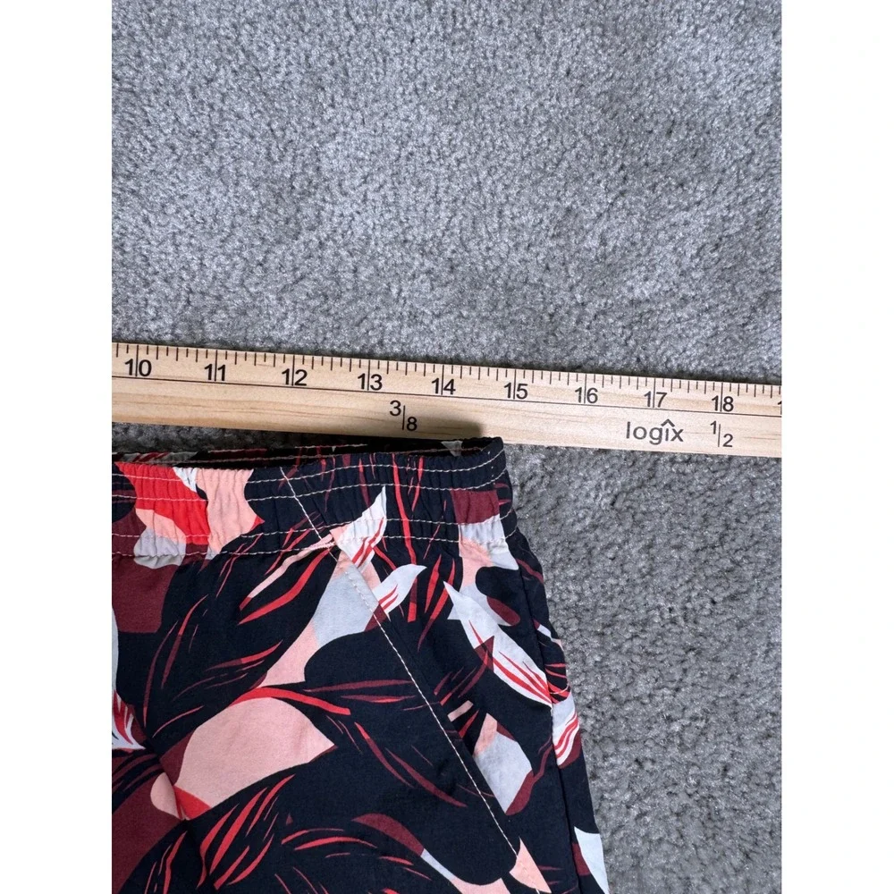 Columbia PFG Backcast III Floral Water Shorts Mens Large Red Black XG8119